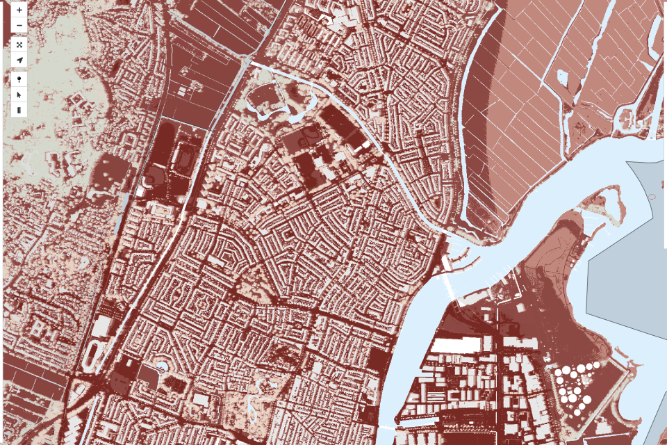 Foto 12: Gevoelstemperatuur in Haarlem Noord